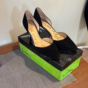 Sam Edelman Black Suede Heels